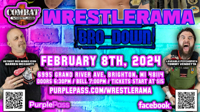 Combat 1 - WrestleRama: Bro-Down