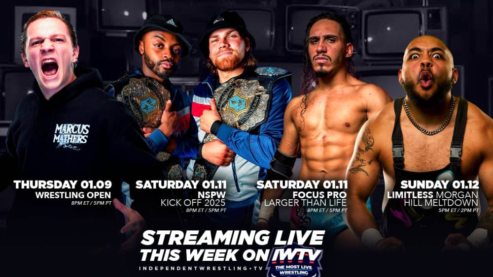 LIVE This Week On IWTV - Limitless, Wrestling Open, Focus Pro & more!